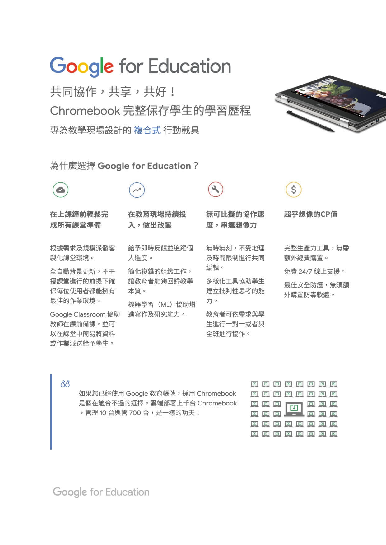 Google for Education/Chromebook/Google 教育/鴻綸科技